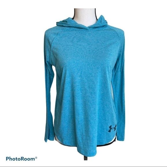 Under Armour Turquoise Pull on Hoodie Size S/M - Picture 1 of 7